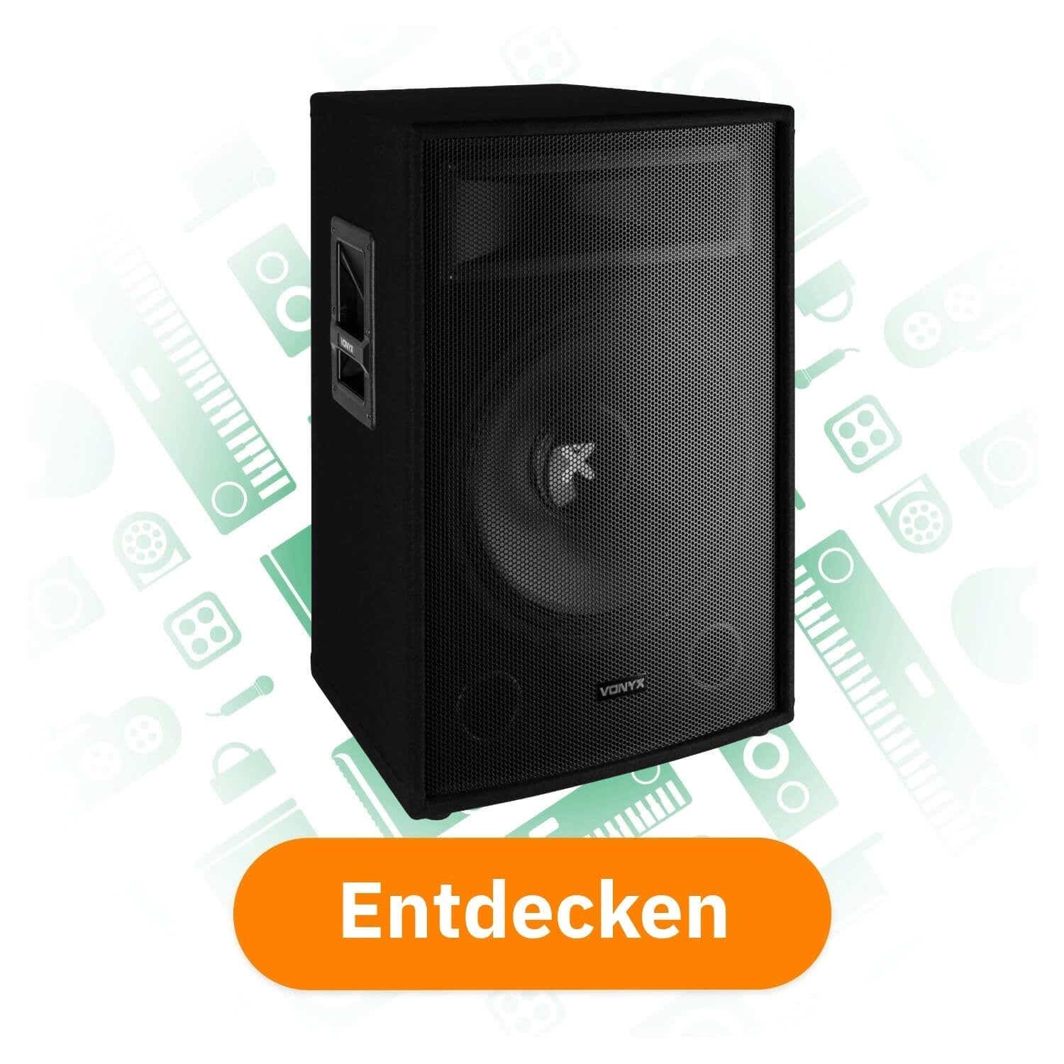 Vonyx SL15 universeller passiver Lautsprecher 15 Zoll - 800W entdecken