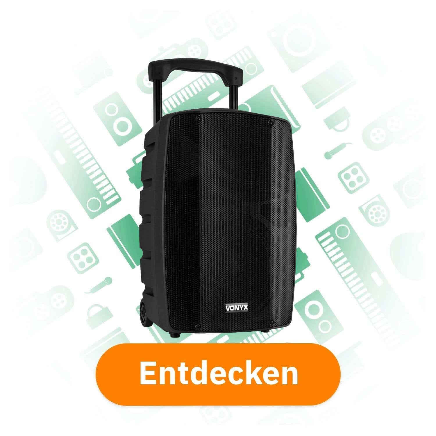 Vonyx VSP200 tragbares PA System für flexible Einsätze entdecken