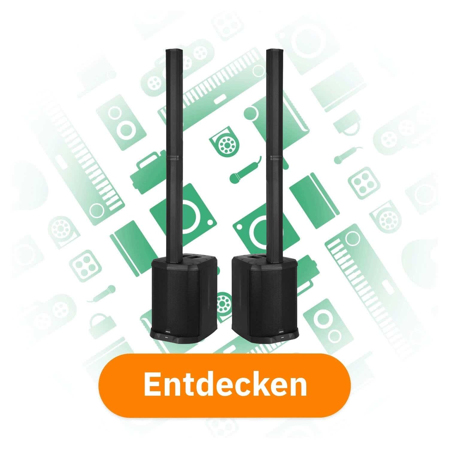 Vonyx VX822 Säulenlautsprechersystem mit kabellosem Pairing entdecken