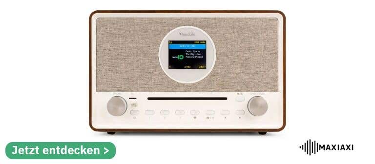 Audizio Lucca Stereo DAB+ Radio mit CD-Player - jetz entdecken