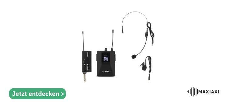 Vonyx WM55B kabelloses Headset Mikrofon mit Bodypack - jetzt entdecken