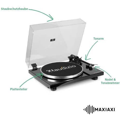 Plattenspieler: wichtige Bauteile erklärt