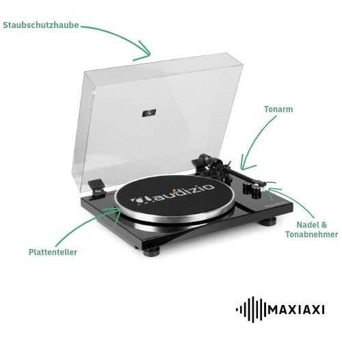 Erklärung der Plattenspielerteile